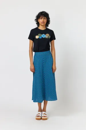 Summer check skirt