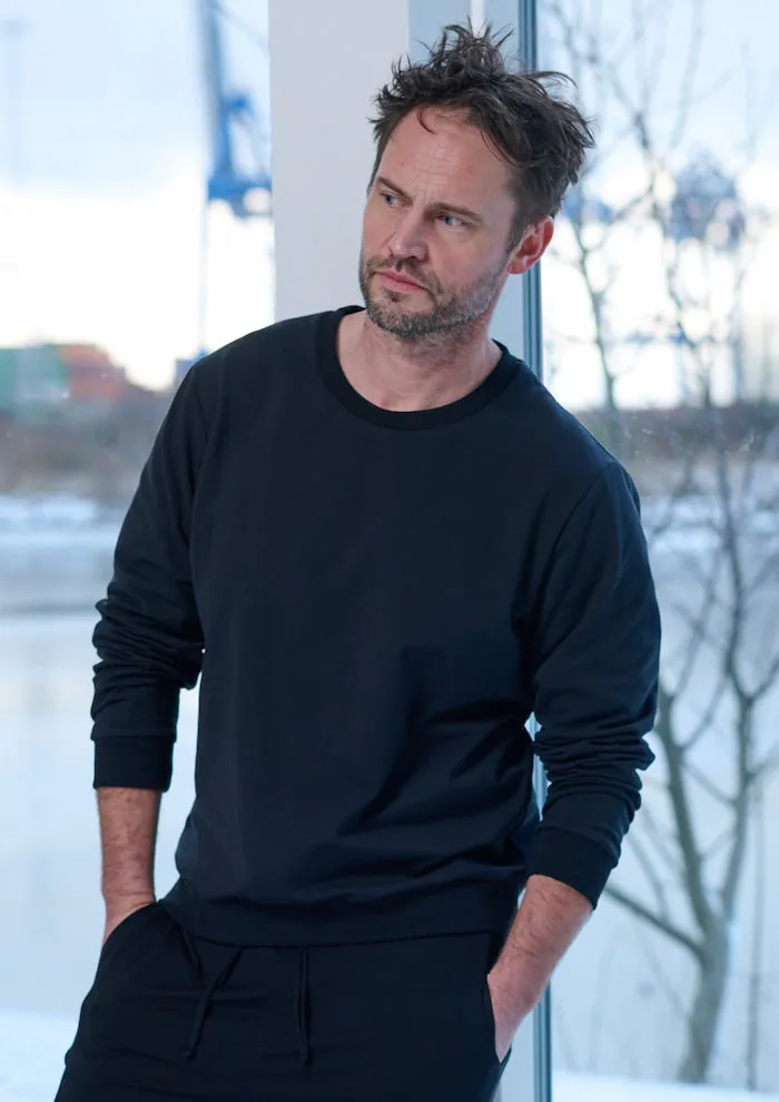 SWEATSHIRT - 1044C - BLACK