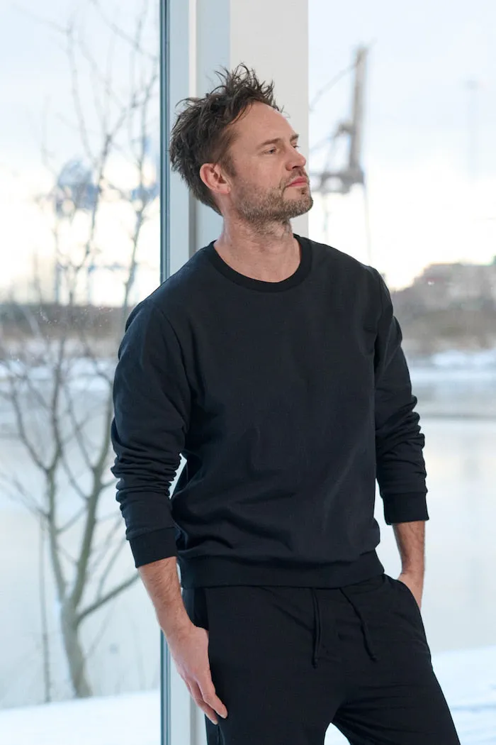 SWEATSHIRT - 1044C - BLACK