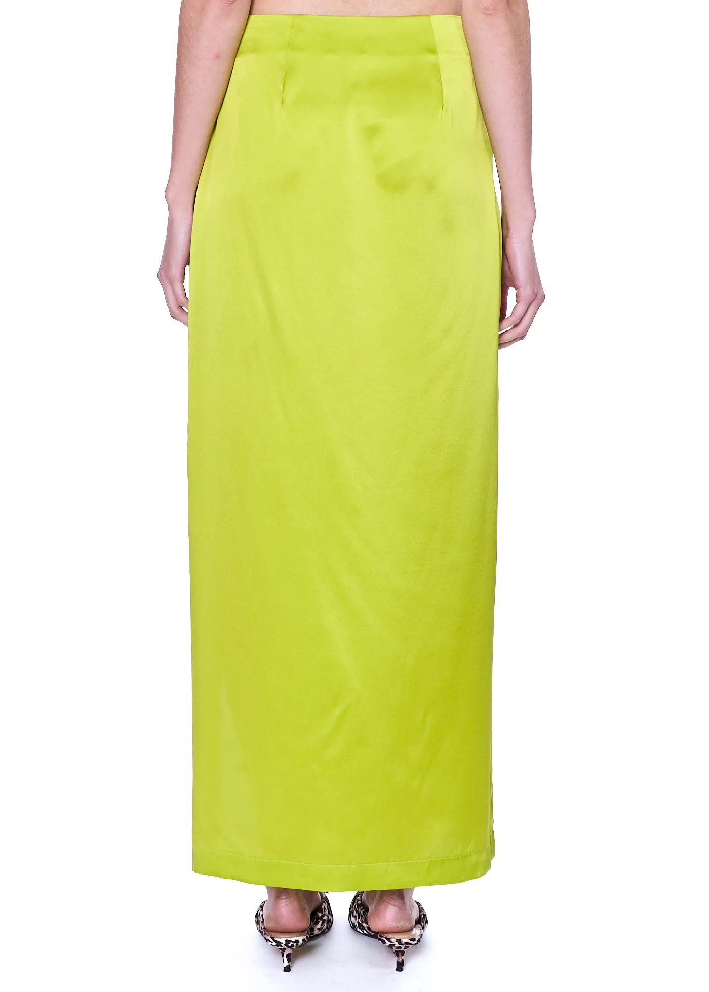 VIAVIA 100% Silk Maxi Skirt
