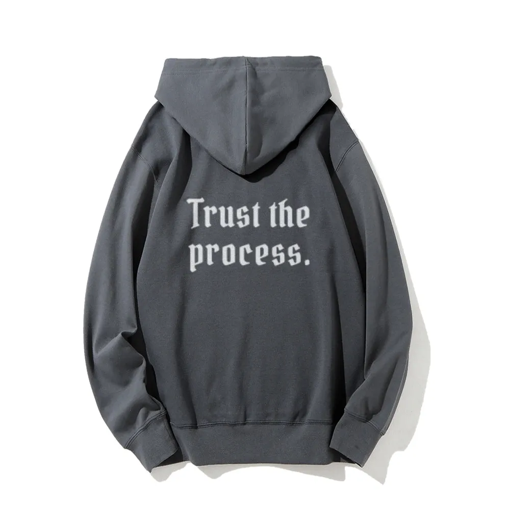 Women TRUST THE PROCESS Graphic Hoodies