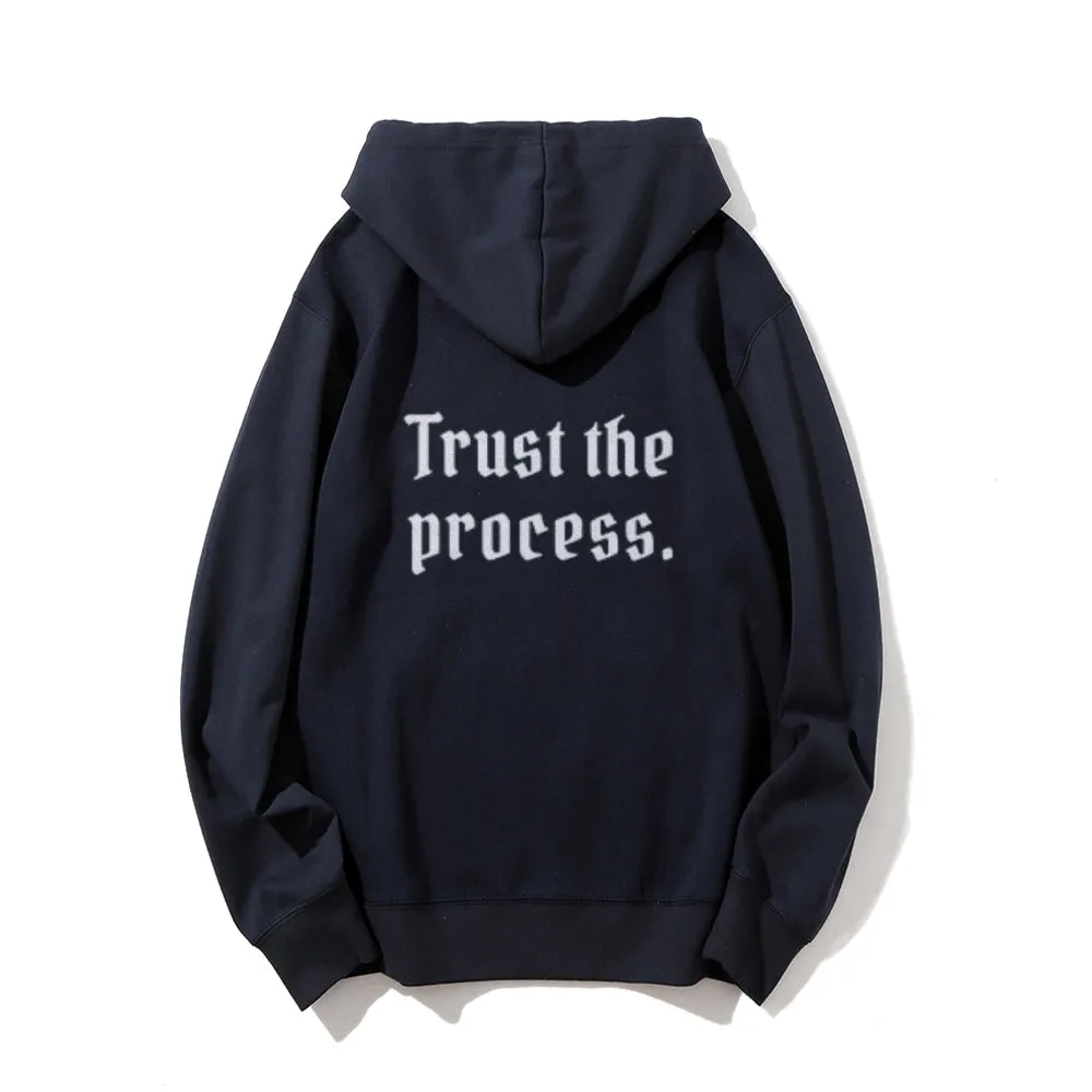 Women TRUST THE PROCESS Graphic Hoodies