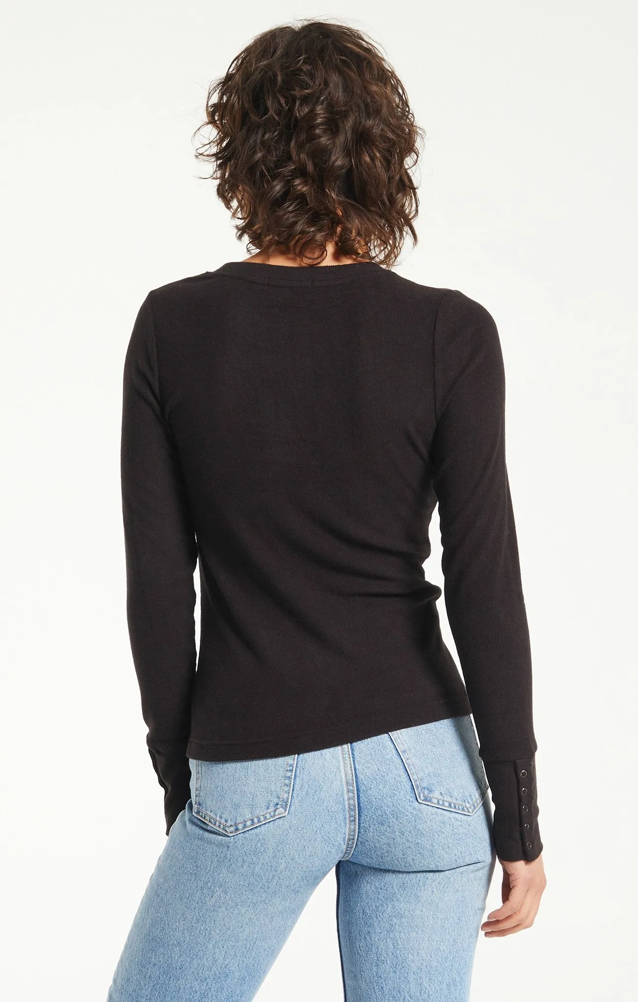 Z Supply Alex Brushed Rip Top