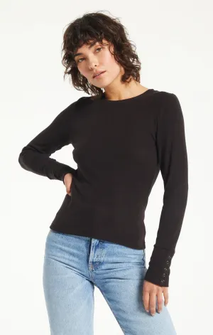 Z Supply Alex Brushed Rip Top